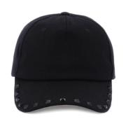 Studded Baseball Cap Valentino Garavani , Blue , Heren