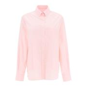 Katoenen Overhemd met Maxi Zakken Saks Potts , Pink , Dames