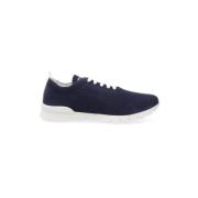 Stijlvolle Blauwe Veterschoenen Ss23 Kiton , Blue , Heren