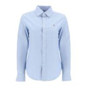 Klassieke Oxford Overhemd Ralph Lauren , Blue , Dames