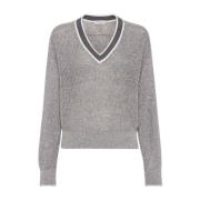 Stijlvolle Sweaters Brunello Cucinelli , Gray , Dames