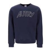 Sweatshirt met geborduurd logo Autry , Blue , Heren