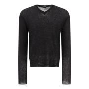 Mohair Sweater Tom Ford , Black , Heren