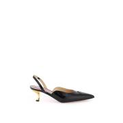 Elegante Brogue Slingback Pumps Thom Browne , Black , Dames