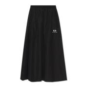 Rok met logo Balenciaga , Black , Dames