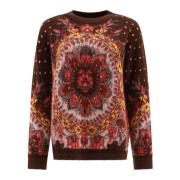 Mohair Sweater Etro , Brown , Dames