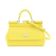 Sicily Mini Handtas Dolce & Gabbana , Yellow , Dames