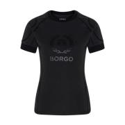 T-Shirts Borgo , Black , Dames