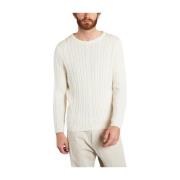 Navy Zeemans Trui Jagvi. Rive Gauche , White , Heren