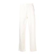 Straight Trousers Palmes , White , Heren