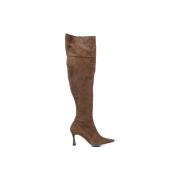 Over-knee Boots Fratelli Russo , Brown , Dames