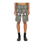 Bloemen zomer shorts Noma t.d. , Black , Heren