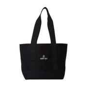 Canvas Tote Tas Ostrya , Black , Heren