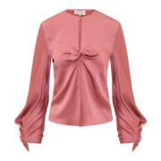 Blouses Del Core , Pink , Dames