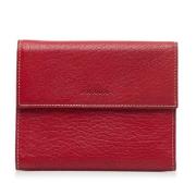 Pre-owned Leather wallets Prada Vintage , Red , Dames