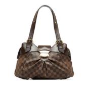 Pre-owned Canvas louis-vuitton-bags Louis Vuitton Vintage , Brown , Da...