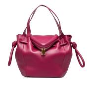 Pre-owned Leather handbags Bottega Veneta Vintage , Pink , Dames