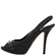 Pre-owned Fabric heels Dior Vintage , Black , Dames