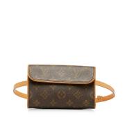 Pre-owned Leather louis-vuitton-bags Louis Vuitton Vintage , Brown , D...