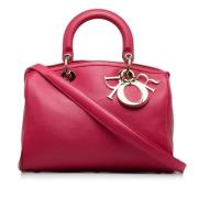 Pre-owned Leather dior-bags Dior Vintage , Pink , Dames