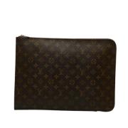 Pre-owned Canvas louis-vuitton-bags Louis Vuitton Vintage , Brown , Da...