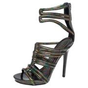 Pre-owned Leather sandals Alexander McQueen Pre-owned , Multicolor , D...