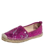 Pre-owned Leather flats Jimmy Choo Pre-owned , Pink , Dames