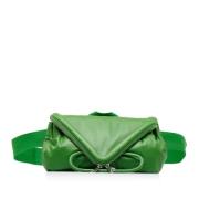 Pre-owned Leather handbags Bottega Veneta Vintage , Green , Dames