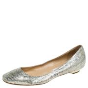 Pre-owned Fabric flats Jimmy Choo Pre-owned , Yellow , Dames