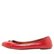 Pre-owned Leather flats Marc Jacobs Pre-owned , Red , Dames