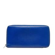 Pre-owned Leather wallets Celine Vintage , Blue , Dames