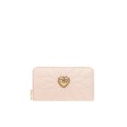 Gewatteerde portemonnee Dolce & Gabbana , Pink , Dames