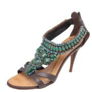 Pre-owned Leather sandals Giuseppe Zanotti Pre-owned , Brown , Dames