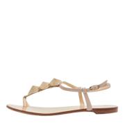 Pre-owned Leather sandals Giuseppe Zanotti Pre-owned , Pink , Dames