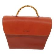 Pre-owned Leather handbags Loewe Pre-owned , Red , Dames