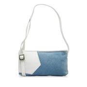 Pre-owned Suede handbags Loewe Pre-owned , Blue , Dames