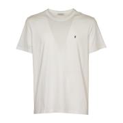 Witte T-shirts en Polos Dondup , White , Heren