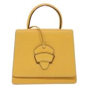 Pre-owned Leather handbags Loewe Pre-owned , Yellow , Dames