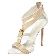 Pre-owned Leather sandals Giuseppe Zanotti Pre-owned , White , Dames