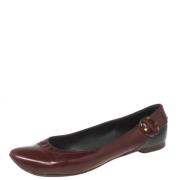 Pre-owned Leather flats Marc Jacobs Pre-owned , Red , Dames