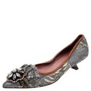 Pre-owned Fabric heels Miu Miu Pre-owned , Gray , Dames