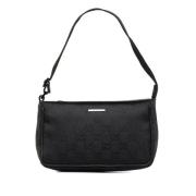 Pre-owned Canvas handbags Gucci Vintage , Black , Dames