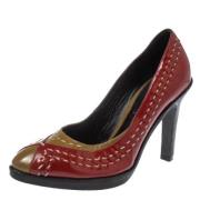 Pre-owned Leather heels Bottega Veneta Vintage , Red , Dames