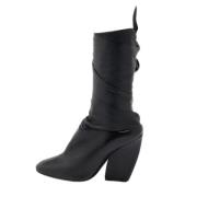 Pre-owned Leather boots Dior Vintage , Black , Dames