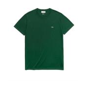 Groene Logo T-shirt Lacoste , Green , Heren