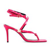 Sandalen met hak Versace Jeans Couture , Pink , Dames