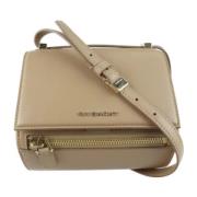 Pre-owned Leather shoulder-bags Givenchy Pre-owned , Beige , Unisex