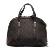 Pre-owned Coated canvas gucci-bags Gucci Vintage , Brown , Dames