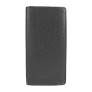 Pre-owned Leather wallets Louis Vuitton Vintage , Black , Dames