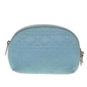 Pre-owned Leather dior-bags Dior Vintage , Blue , Dames